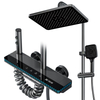 YF230530003/4/5 Exposed Shower Systems With Rain Shower And Handheld,Tub Shower Faucet Sets With Digital Temperature Display