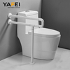 YF68101 Toilet Safety Rails Disabled Toilet Safety Frame Rails Wall Mounted Abs Stainless Steel Toilet Safety Hand Rails