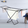 YF7129 Foldable Free Standing Drying Rack Clothing with Height Adjusted Wings Space Saving Indoor Outdoor