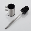 YF65152 Stainless Steel Bathroom Toilet Brush Holder Heavy Duty 304 Stainless Steel Base & Handle Toilet Bowl Cleaners Brush and Holder