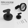 YF64107 Towel Hooks Wall Mounted for Bathroom Bedroom, SUS304 Stainless Steel Round Bath Robe Hooks Coat Hooks Clothes Hooks