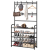 YF7131 Household Floor Standing Shoe And Hat Stand Integrated Combination Shoe And Hat Stand rack