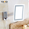 YF69105 Modern Stainless Steel Hanging Mirror Simple Cosmetic Mirror for Hotel Bathroom Bedroom Toilet