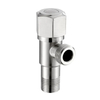 YF230400004 Stainless Steel Bathroom Shower Shut Off Valve Hot Cold Water Angle valve water stainless brushed angle stop valve