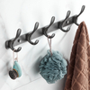 YF9118 Coat Hooks for Hanging Coats Heavy Duty Metal Double Hook Rack Hook Rail Coat Rack with Hooks