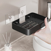 YF5336 Corner Adhesive Shower Caddy with Soap Holder Bathroom Organizer Wall Mounted Rack 3-Pack