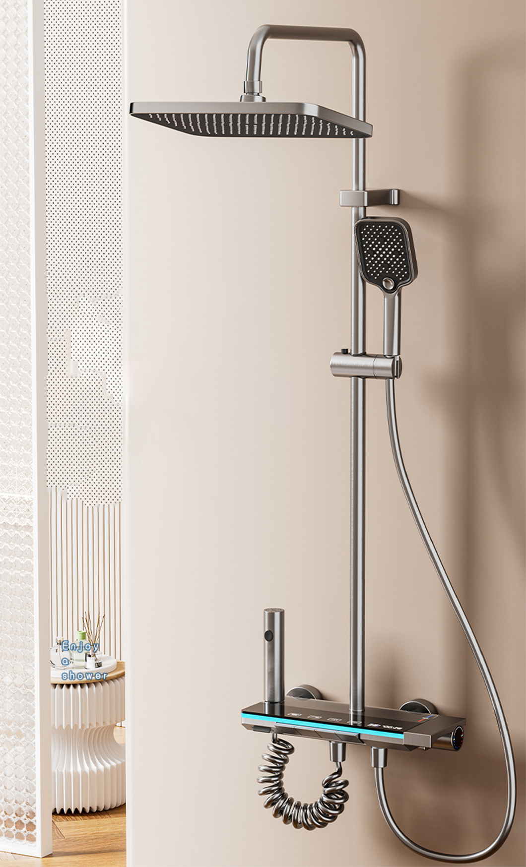 Jet Soft Spray Rainfall Shower Set