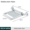 YF68114 Wall Mounted Fold-Up Shower Seat Wide Bath Chair for the Elderly