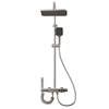 YF230530013 Wall-Mounted Light Bathroom Brass Bathtub Rain Shower Faucet Brass Bath Luxury Led Digital Shower System