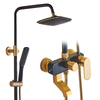 YF230530017 Shower Faucet Set Rainfall Shower Set System Luxury Handheld Head Bathroom Shower System Set