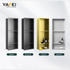 YF61134 Matte Black No Tile Needed Wall Niche Recessed Shower Shelf for Bathroom Storage Built-in Installation