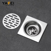 YF43001 Stainless Steel Floor Drain and Round Floor Drain With Brushed Color