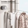 YF7125 Retractable Clothesline Indoor- 13.7 Ft Outdoor Clothes Line Retracting Heavy Duty Clothes Drying Laundry Line Wall-Mounted Portable Easy Installation Stainless Steel Line Rope