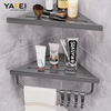 YF500200002 Bathroom Corner Shelf Shower Shelf Caddy Wall Mount Triangular Corner Shelf Shampoo Holder Storage Rack 