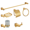  Bathroom Accessories Bathroom Sanitary Hardware Set Wall Mounted Bathroom Towel Racks for Small Spaces