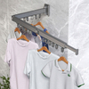 Clothes Accessories Retractable Clothes Drying Rack Space-Saver Folding Hook style clothes laundry drying rack