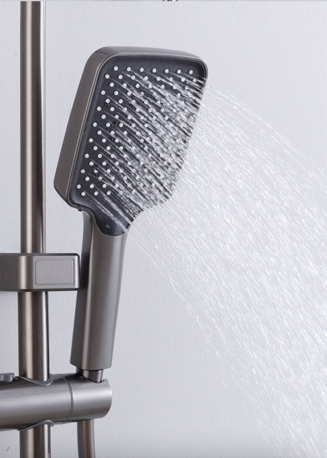 Digital Thermostatic Piano-Key Shower Mixer Set Bathroom