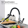 YF200110001 Kitchen Accessories Silicone Hose High Arc Universal Tube Kitchen Sink Water Faucet Food Grade Flexible Silicone Hose Black