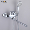 YF200550003 Shower Faucet Set Long Neck Shower Mixer Tap with Hand Held Shower Head Set