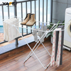 YF7129 Foldable Free Standing Drying Rack Clothing with Height Adjusted Wings Space Saving Indoor Outdoor