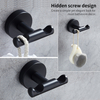 YF64106 Bathroom Double Towel Hook 304 Stainless Steel Heavy Duty Hangers for Bathrooms Kitchen Livingroom Garage Hotel Waterproof Towel Hook