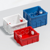 YF320100001 Electrical PVC Square Junction Box Durable Construction for Pipe Fittings