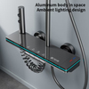 YF230530003/4/5 Exposed Shower Systems With Rain Shower And Handheld,Tub Shower Faucet Sets With Digital Temperature Display