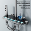 YF230530023 Thermostatic Shower Faucet Set Wall Mounted Multifunction Shower Combo Set With Handheld Shower set