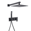 YF200560003 Күңгірт қара 13 дюймдік жауын-шашынға арналған душ жүйесі - премиум душ басы және қол шашыратқышы