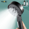 High Pressure Detachable Hand Held Shower Head with Hose for Showroom