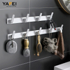 High quality durable using various new metal wall robe coat single row hook home Mudroom Bathroom Entryway