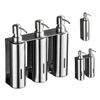 Commercial Wall Mount Stainless Steel Soap Dispenser Rust-Proof Lining Liquid Hand Sanitizer Dispenser Bathroom 