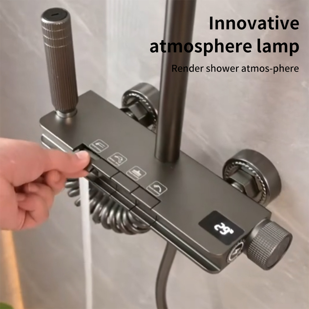 Luxury Full-Featured Bathroom Shower System