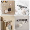 Decorative Sucker type folding Adhesive-Stick Bathroom Wall Hooks No Punching Traceless Strong Wall Hook