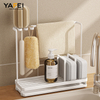 YF500100008 Desktop Multi-purpose Over Sink sponge rag dish towel brush drying Drain storage holder rack