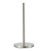 YF62163 Countertop Paper Towel Holder - Modern End Cap Minimalist Design Countertop Paper Towel Holder, Silver Stainless Steel Paper Roll Holder, 