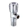 YF230400003 Water stainless brushed angle stop valve Stainless Steel Body Angle Valve Toilet Angle Stop Valve Shut off