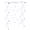 YF7134 Hot Sale Iron Space-Saving Laundry Cloth Dryer Foldable Stand Clothes Drying Rack Basics Foldable Portable Laundry Drying Rack for Air Drying Clothing, Indoor Outdoor Use 