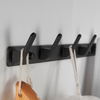 YF9102 Wall Hooks Racks Stainless Steel Haning Row Hooks for Coat Hat Towel Purse Robes Mudroom Bathroom Entryway 