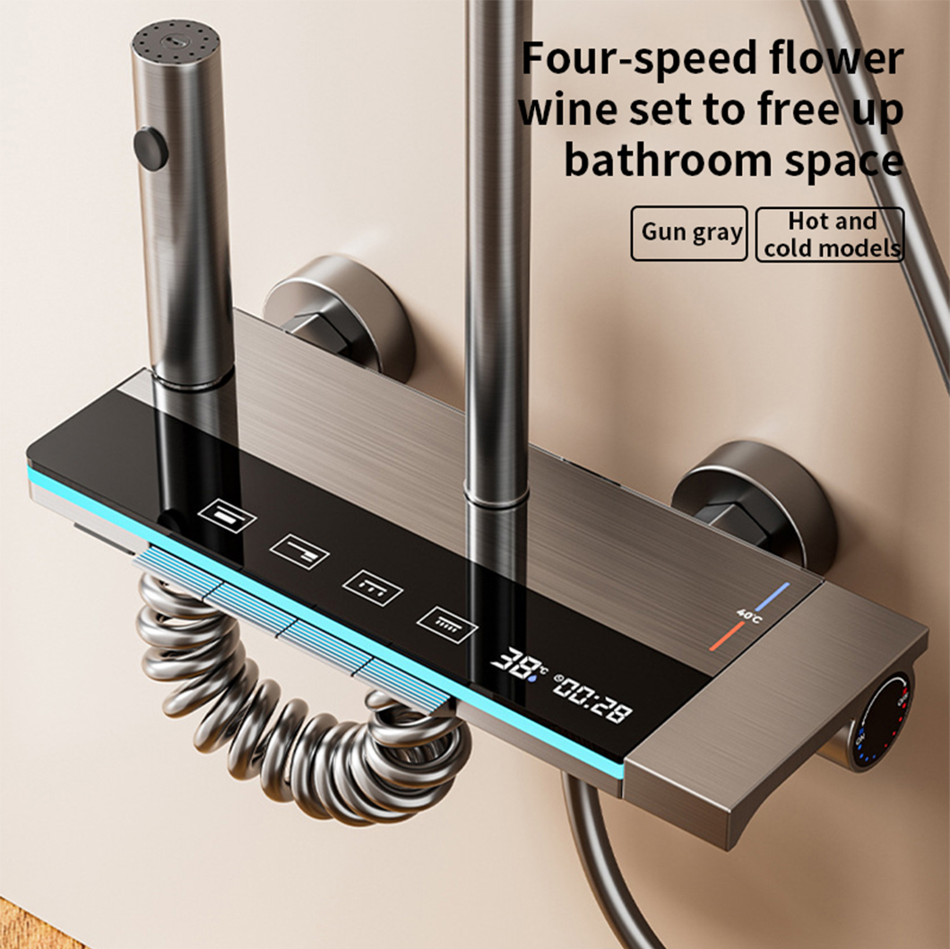 Jet Soft Spray Rainfall Shower Set