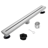 YF41110 Stainless Steel Linear Floor Drain Modern Style Bathroom Slim Shower Channel with Strainer for Bathtub Application
