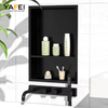 YF61134 Matte Black No Tile Needed Wall Niche Recessed Shower Shelf for Bathroom Storage Built-in Installation
