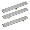 YF41105 Brushed Floor Trap Invisible Tile Insert Channel Shower Drain Bathroom Linear Long Floor Drain