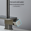 YF200110003 Kitchen Accessories Faucet Pull Out Sprayer Smart High-End Copper Water Fall Rainfall Electrogenerating Revolving Kitchen