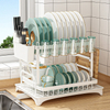 YF500100006 Metal Hot sale storage 2 tier kitchen counter holders sink organization over the sink dish drying drainer rack