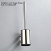 YF65152 Stainless Steel Bathroom Toilet Brush Holder Heavy Duty 304 Stainless Steel Base & Handle Toilet Bowl Cleaners Brush and Holder