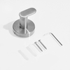 YF64107 Towel Hooks Wall Mounted for Bathroom Bedroom, SUS304 Stainless Steel Round Bath Robe Hooks Coat Hooks Clothes Hooks