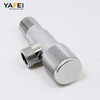 YF230400002 Stainless Steel Body Angle Valve Toilet Sus 304 Angle Stop Valve Shut off water stainless brushed angle stop valve