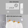 YF7124 Retractable Clothesline Indoor Outdoor Clothes Line Heavy Duty Clothes Drying Laundry Line Wall Mounted Drying Rack Clothing Line