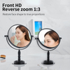 YF69124 Desk mirror Ladies Beauty Cosmetic Round Mirror Tabletop Standing Makeup Mirror